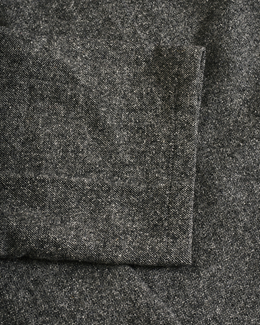 Hombres | Pantalones | Pre-owned | Incotex Slim Fit Washed Wool/Silk Slacks Grey Melange