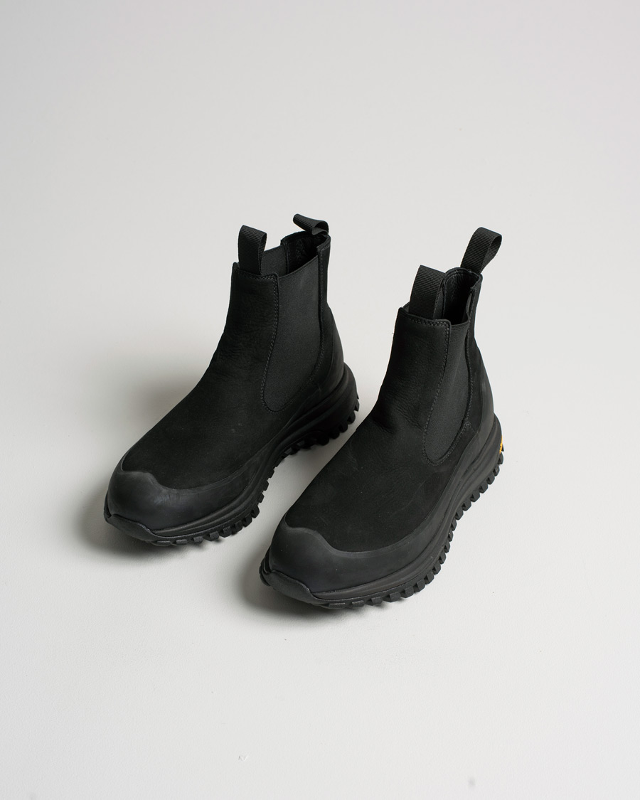 Hombres | Diemme Ramon Vibram Sole Chelsea Boot Black Suede | Pre-owned | Diemme Ramon Vibram Sole Chelsea Boot Black Suede
