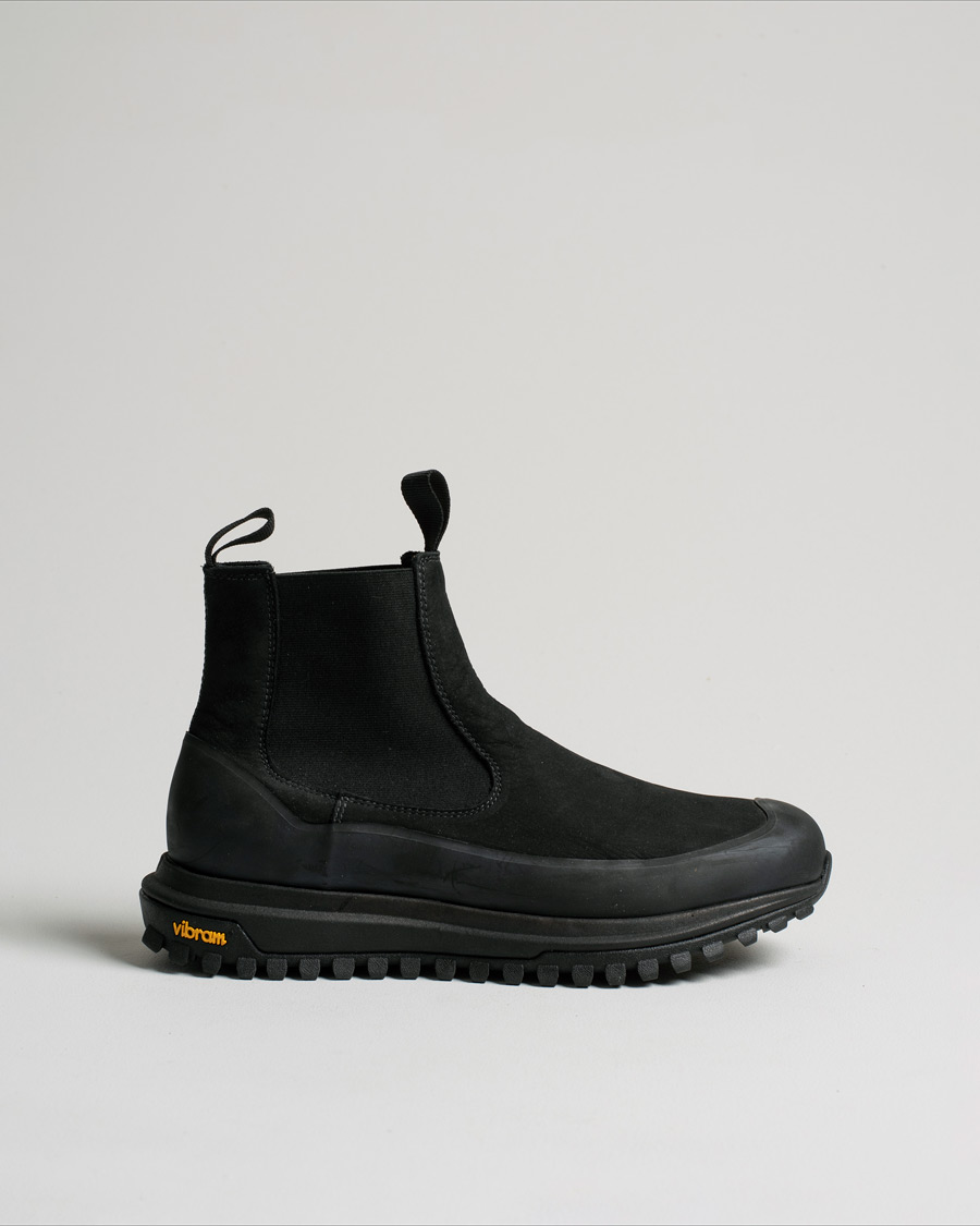 Hombres | Diemme Ramon Vibram Sole Chelsea Boot Black Suede | Pre-owned | Diemme Ramon Vibram Sole Chelsea Boot Black Suede