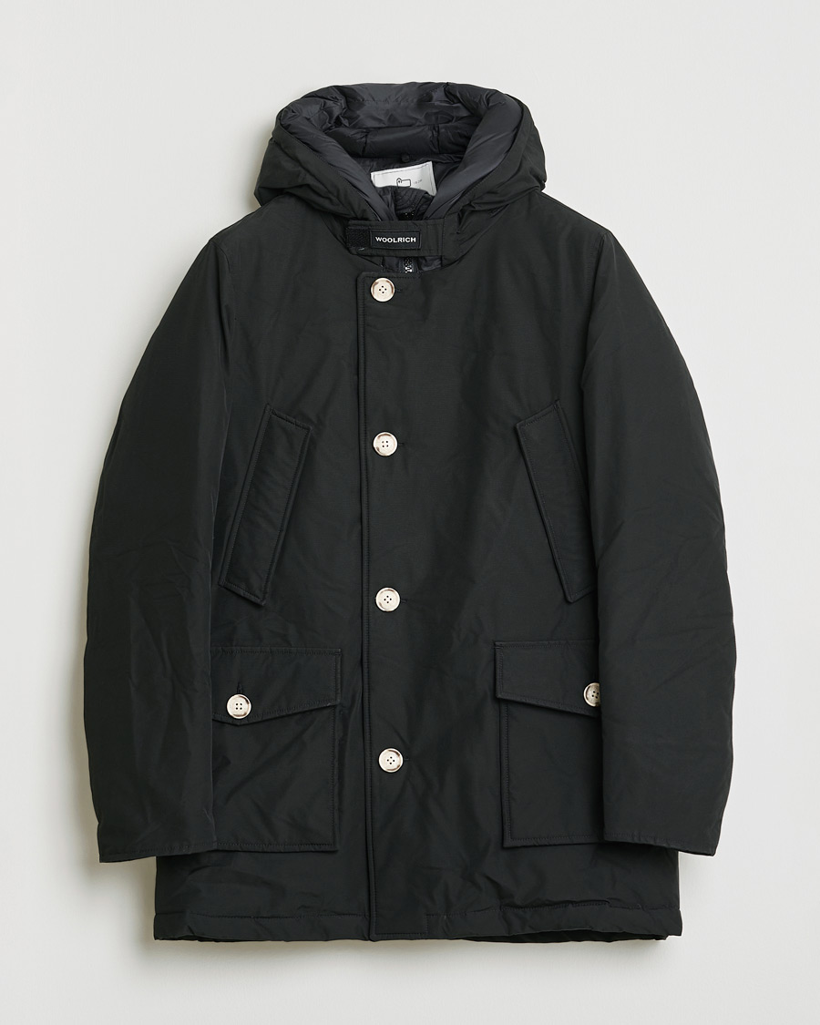 Hombres | Woolrich Arctic Parka No Fur Black M | Pre-owned | Woolrich Arctic Parka No Fur Black M