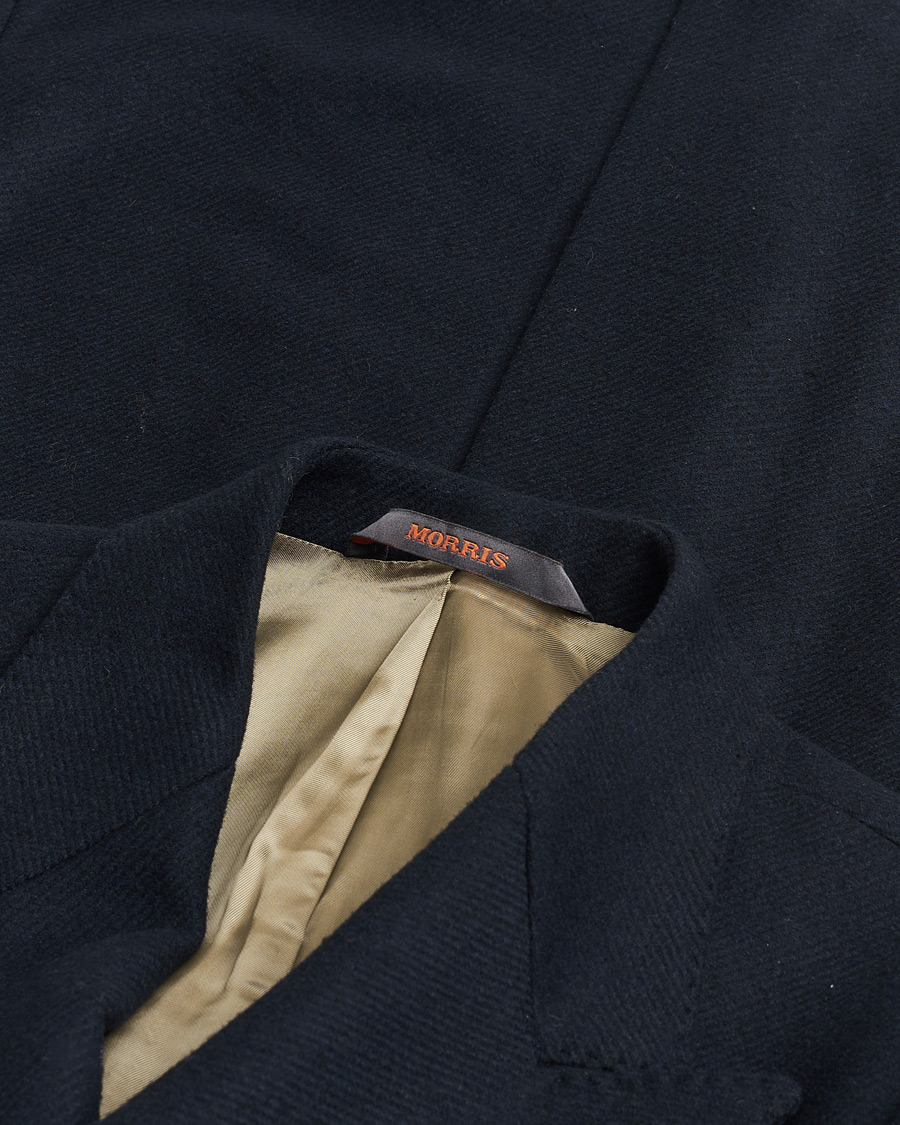 Hombres | Pre-owned Chaquetas | Pre-owned | Morris Double Breasted Wool Coat Navy 48