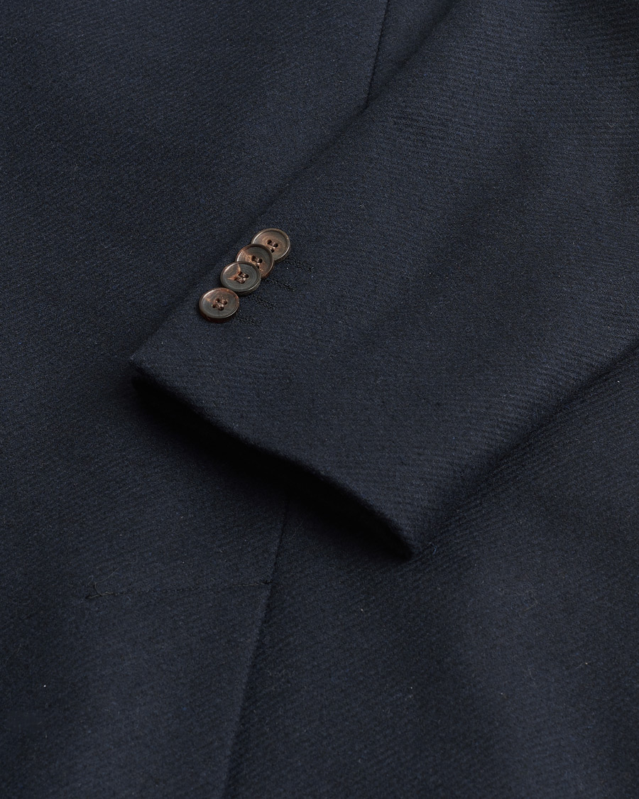 Hombres | Pre-owned Chaquetas | Pre-owned | Morris Double Breasted Wool Coat Navy 48
