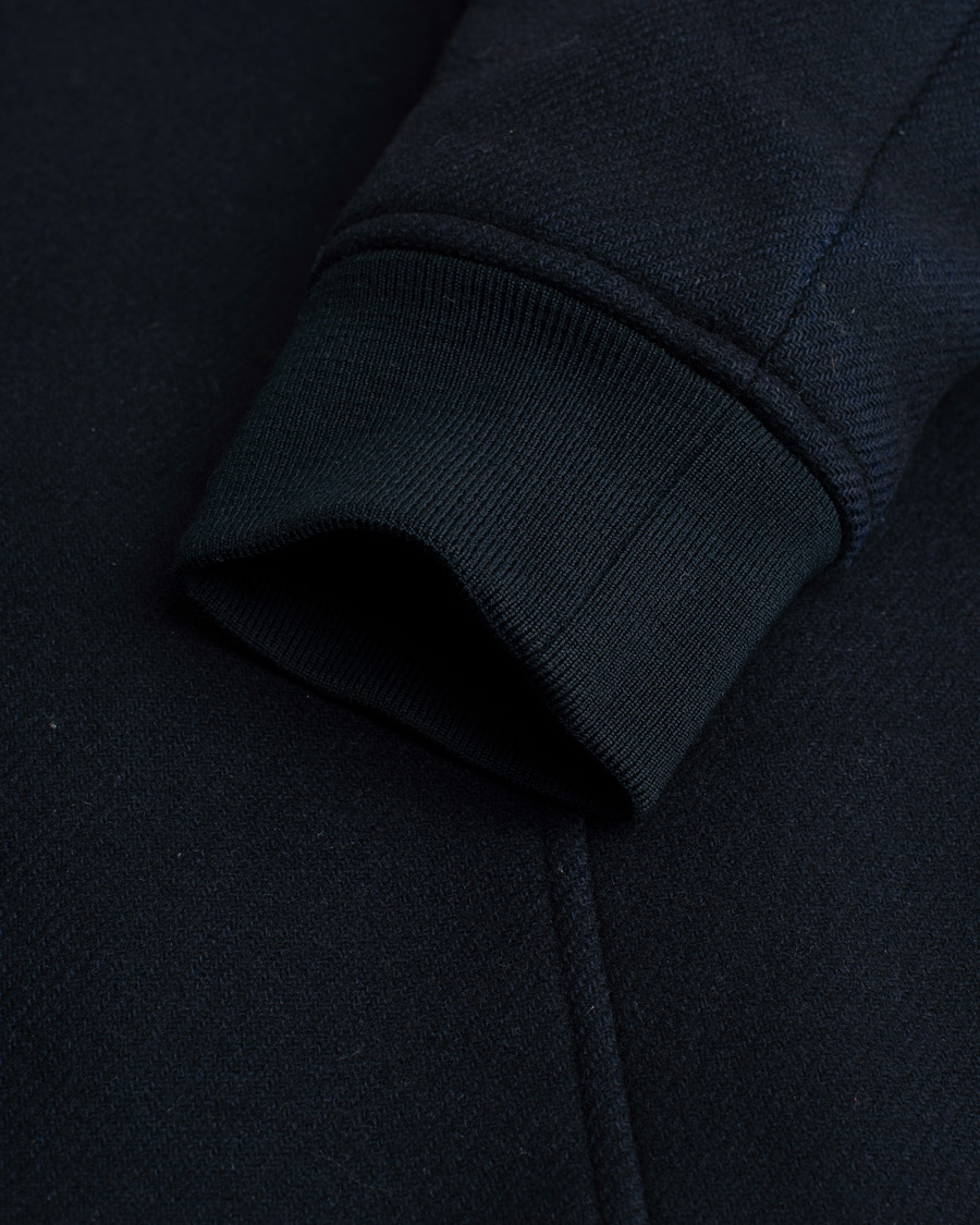 Hombres | Abrigos y chaquetas | Pre-owned | A.P.C. Ben Shearling Bomber Jacket Dark Navy