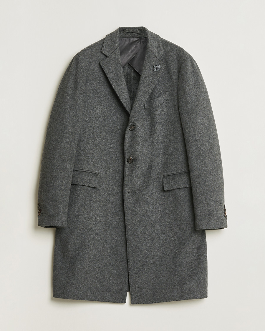 Hombres | Pre-owned Chaquetas | Pre-owned | Lardini Wool Coat Grey 56