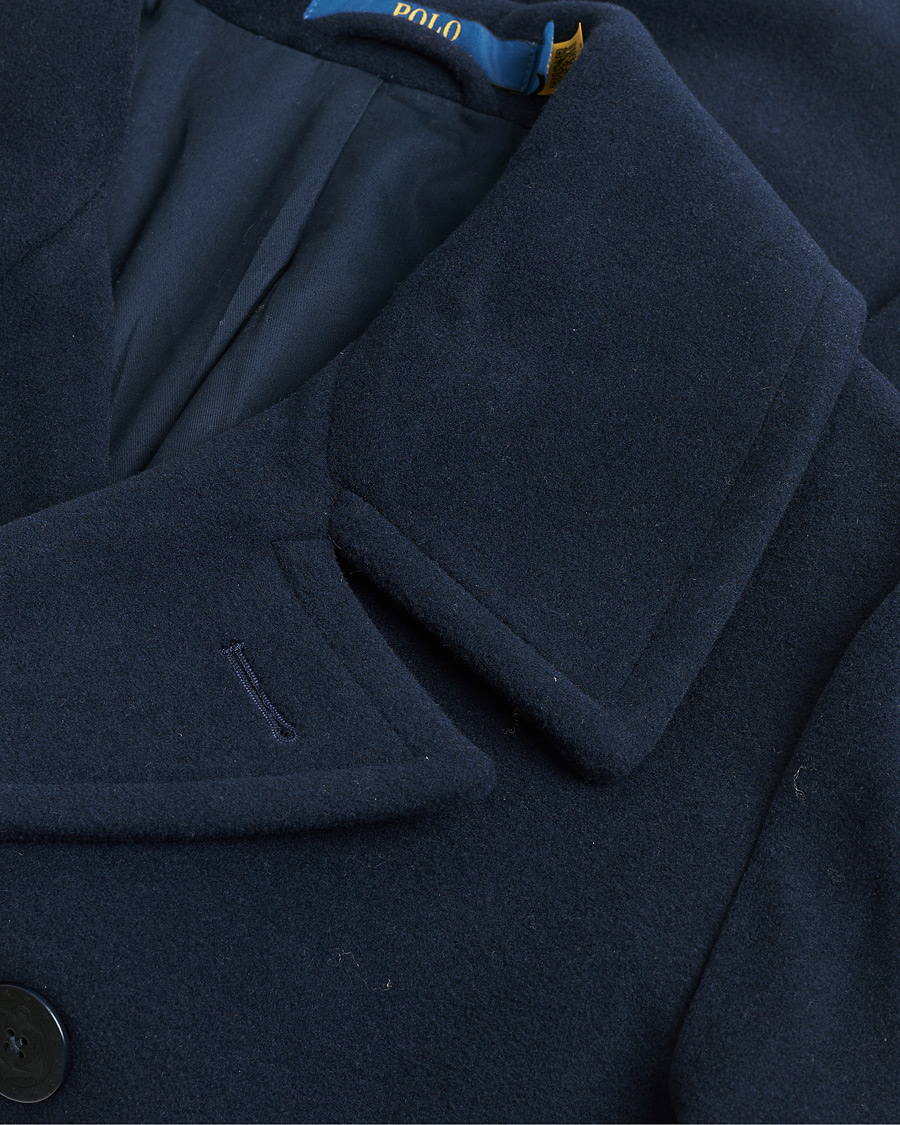 Hombres | Pre-owned Chaquetas | Pre-owned | Polo Ralph Lauren Wool Peacoat Navy M