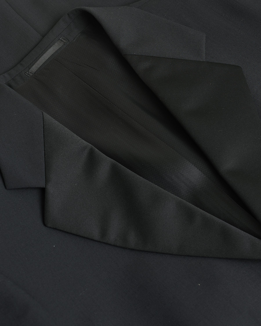 Hombres | Pre-owned Blazers | Pre-owned | Oscar Jacobson Vintage Tuxedo Blazer Black 50