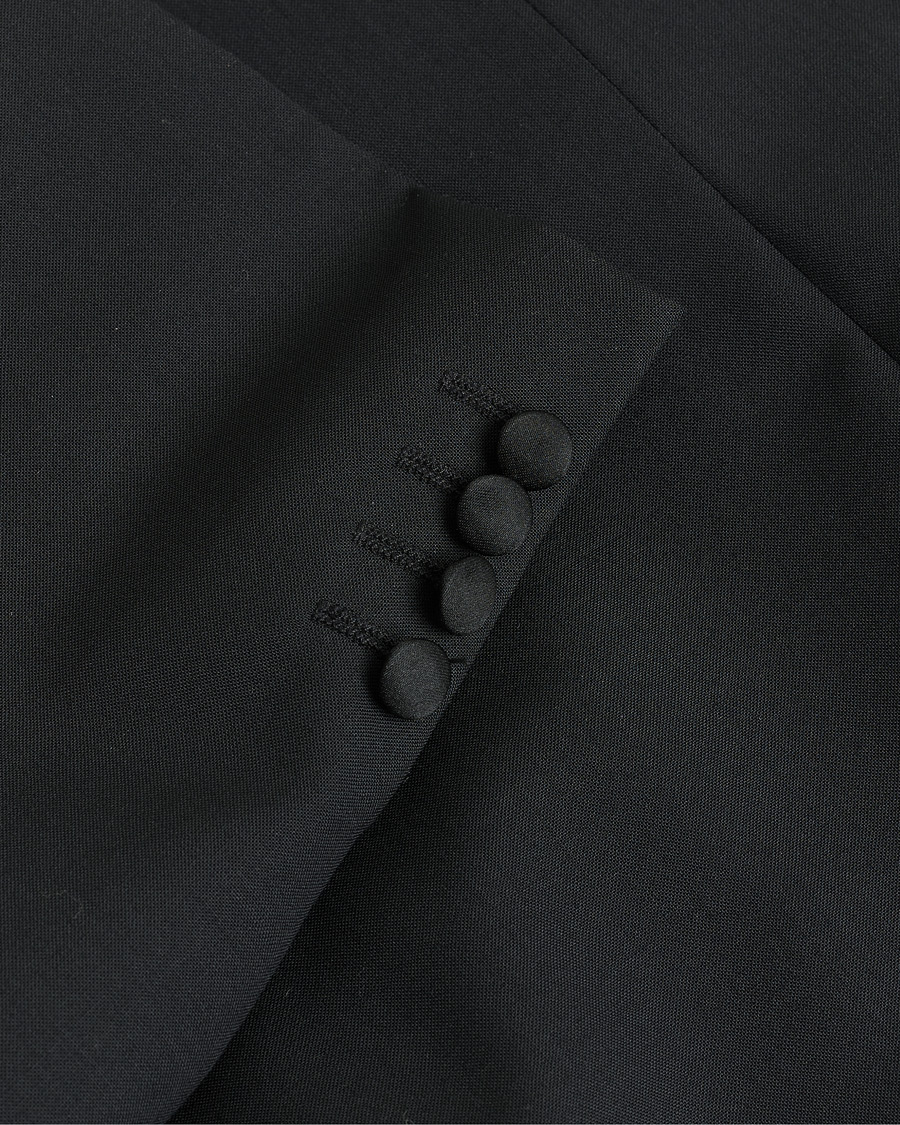 Hombres | Pre-owned Blazers | Pre-owned | Oscar Jacobson Vintage Tuxedo Blazer Black 50