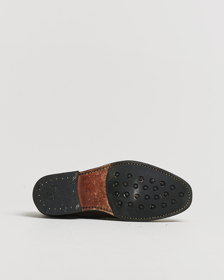 Hombres | Pre-owned Zapatos cosidos a mano | Pre-owned | Myrqvist Äppelviken Oxford Dark Brown Suede UK6 - EU40