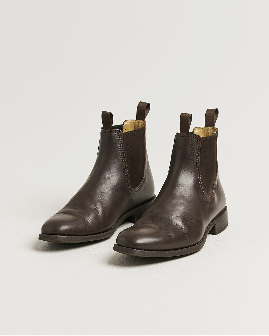 Hombres | Pre-owned Zapatos cosidos a mano | Pre-owned | Myrqvist Granhult Chelsea Boot Brown Calf UK9 - EU43