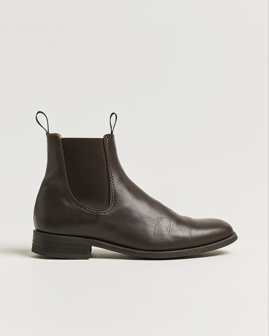 Hombres | Pre-owned Zapatos cosidos a mano | Pre-owned | Myrqvist Granhult Chelsea Boot Brown Calf UK9 - EU43