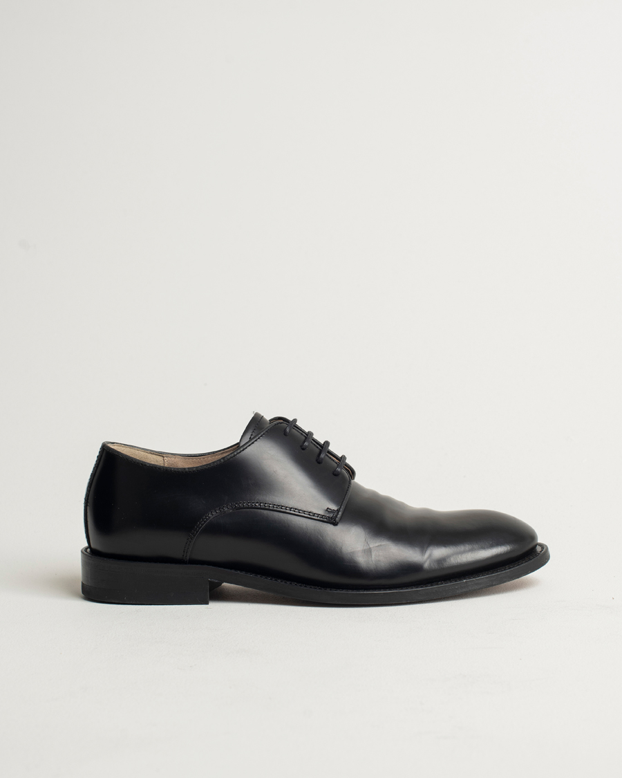 Hombres | Filippa K Derby Shoes Black Calf 41 | Pre-owned | Filippa K Derby Shoes Black Calf 41