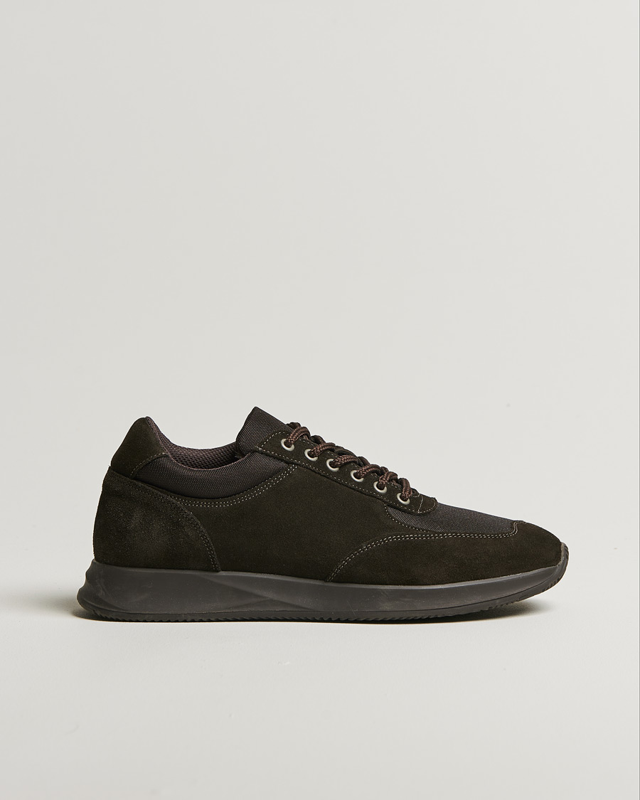 Hombres | Myrqvist Stensund Running Sneaker Brown Suede | Pre-owned | Myrqvist Stensund Running Sneaker Brown Suede