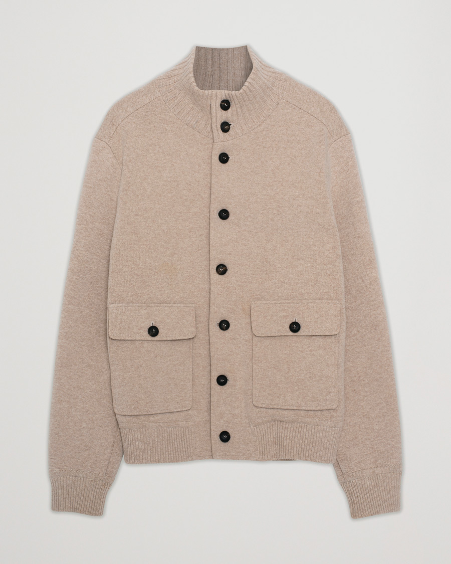 Hombres | Blazers | Pre-owned | Lardini Wool/Nylon Jacket Beige 54