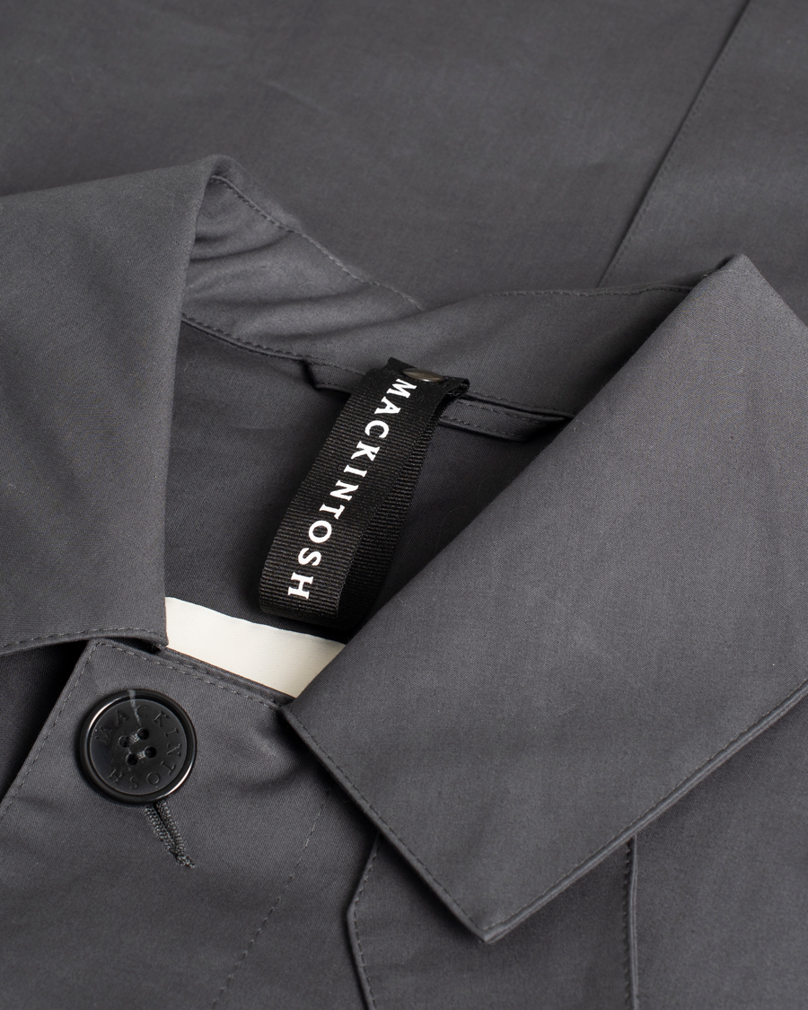 Hombres | Mackintosh Cambridge Car Coat Cool Grey | Pre-owned | Mackintosh Cambridge Car Coat Cool Grey