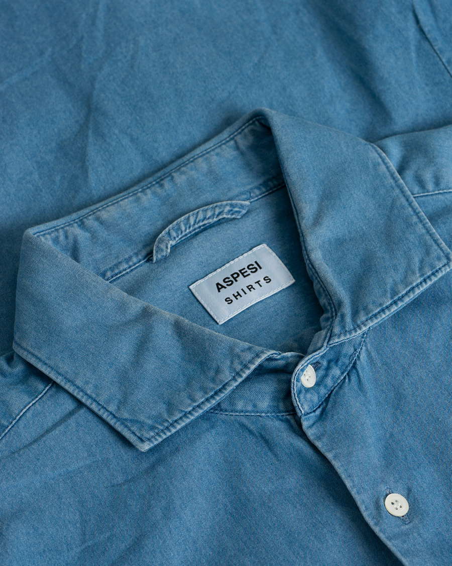 Hombres | Camisas | Pre-owned | Aspesi Casual Denim Shirt Indigo 42 - L
