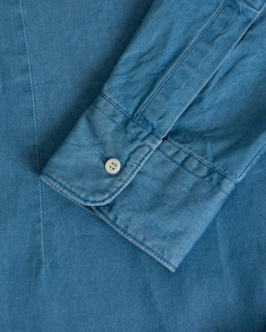 Hombres | Camisas | Pre-owned | Aspesi Casual Denim Shirt Indigo 42 - L