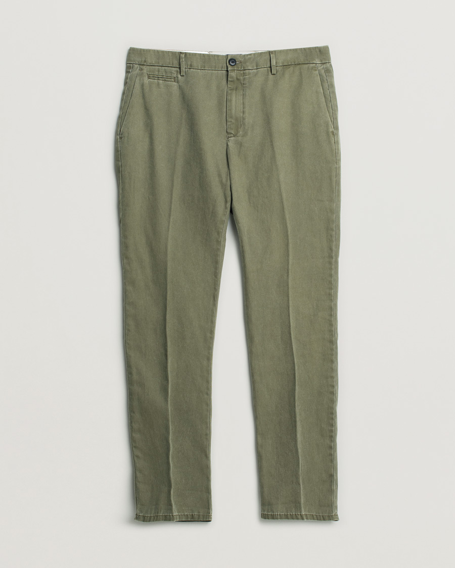 Hombres | Pre-owned Pantalones | Pre-owned | Dondup Joe Cotton Chinos Olive Green