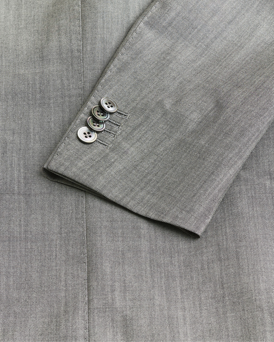 Hombres | Oscar Jacobson Elmer Suit Grey Melange 48 | Pre-owned | Oscar Jacobson Elmer Suit Grey Melange 48