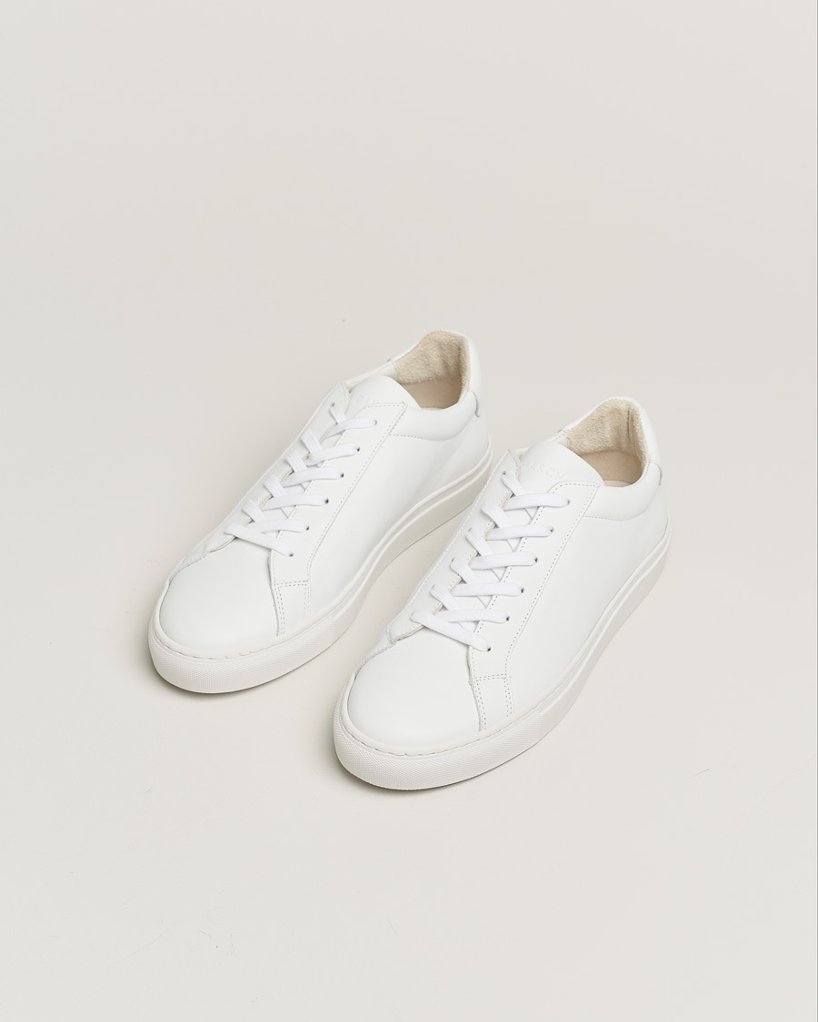 Hombres | A Day's March Leather Marching Sneaker White | Pre-owned | A Day's March Leather Marching Sneaker White