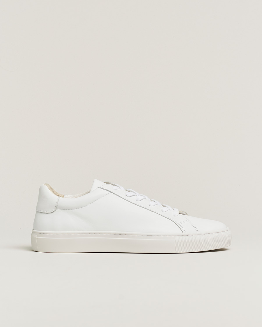 Hombres | A Day's March Leather Marching Sneaker White | Pre-owned | A Day's March Leather Marching Sneaker White