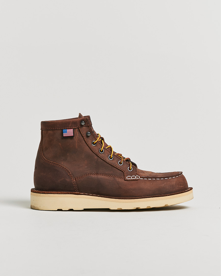 Hombres | Pre-owned Zapatos | Pre-owned | Danner Bull Run Leather Moc Toe Boot Brown US9 - EU43