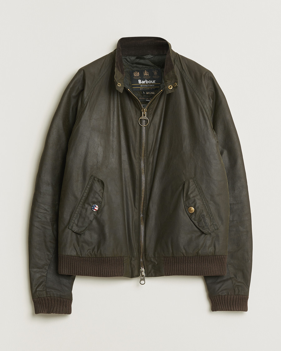 Hombres | Pre-owned Chaquetas | Pre-owned | Barbour International Steve McQueen Merchant Jacket Olive L