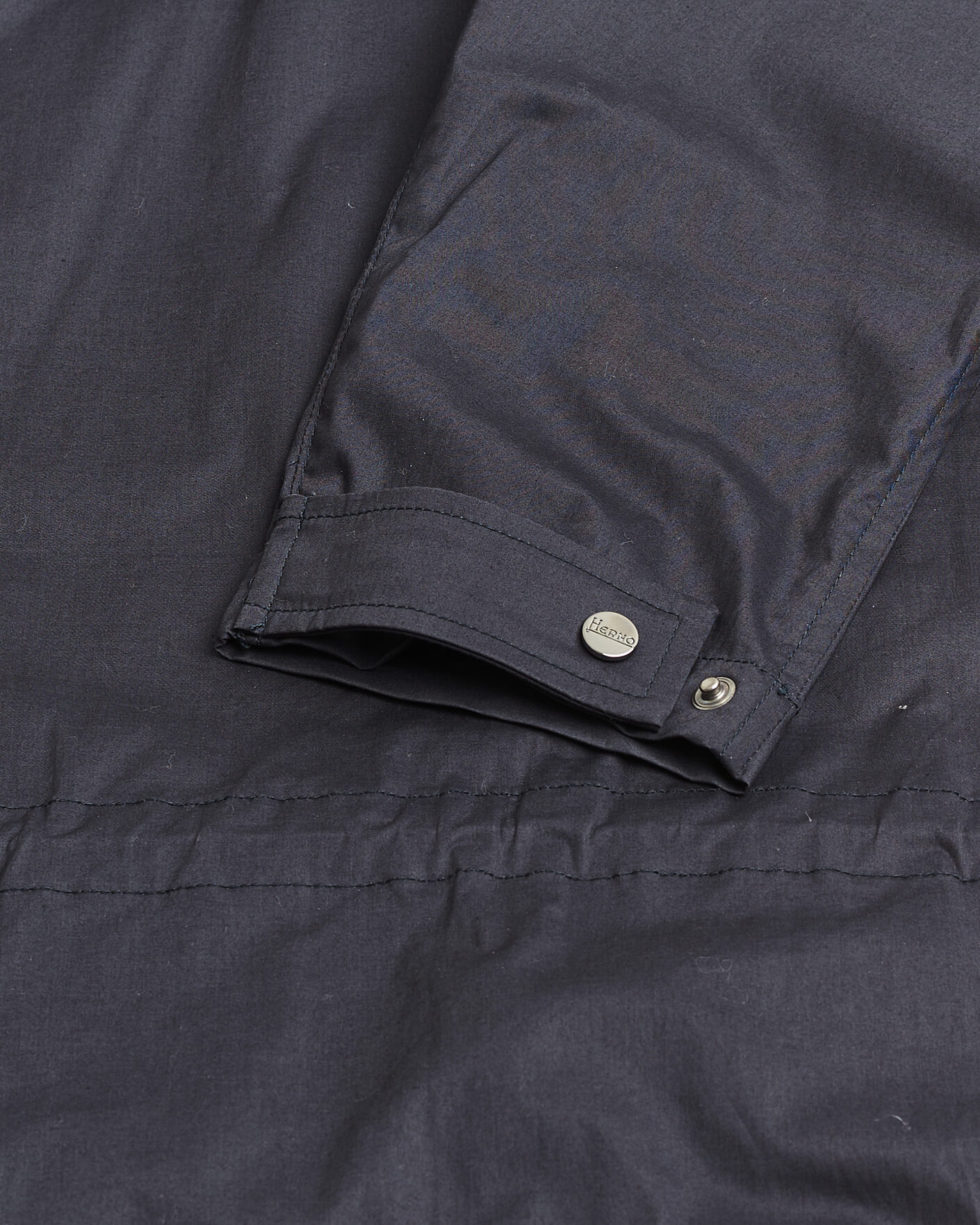 Hombres | Pre-owned Chaquetas | Pre-owned | Herno Lightwieght Cotton Field Jacket Navy 50