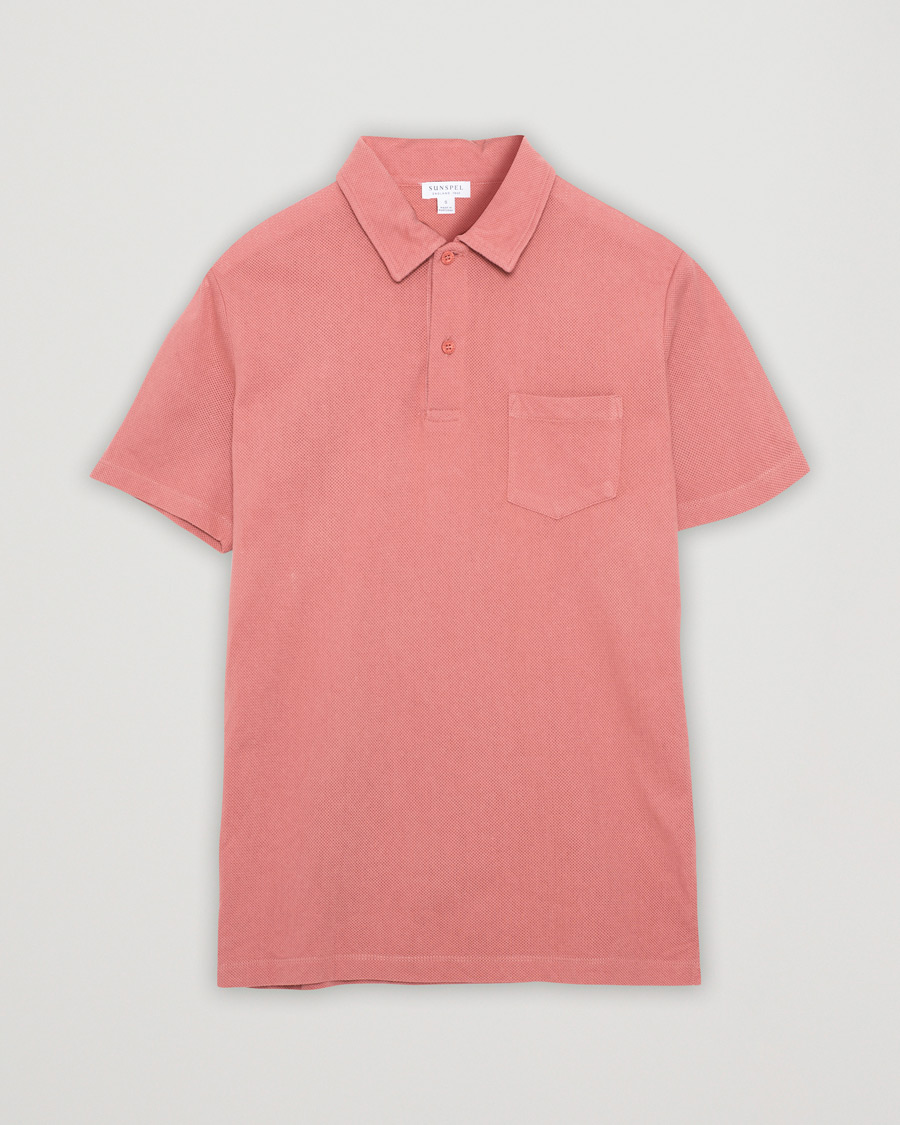 Hombres | Polos | Pre-owned | Riviera Polo Shirt Dusty Pink S