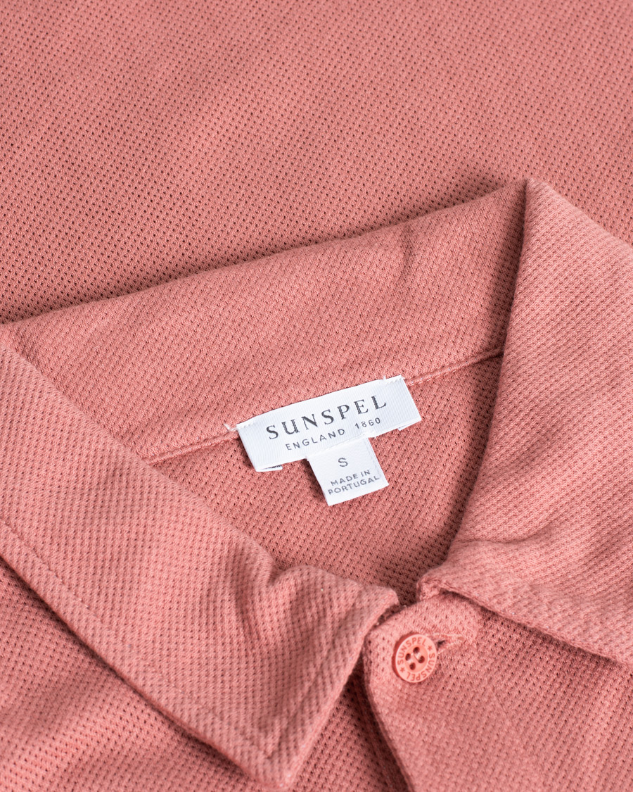 Hombres | Polos | Pre-owned | Riviera Polo Shirt Dusty Pink S