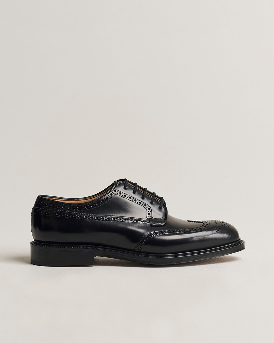Hombres | Pre-owned Zapatos cosidos a mano | Pre-owned | Church's Grafton Polished Binder Black UK10 - EU44