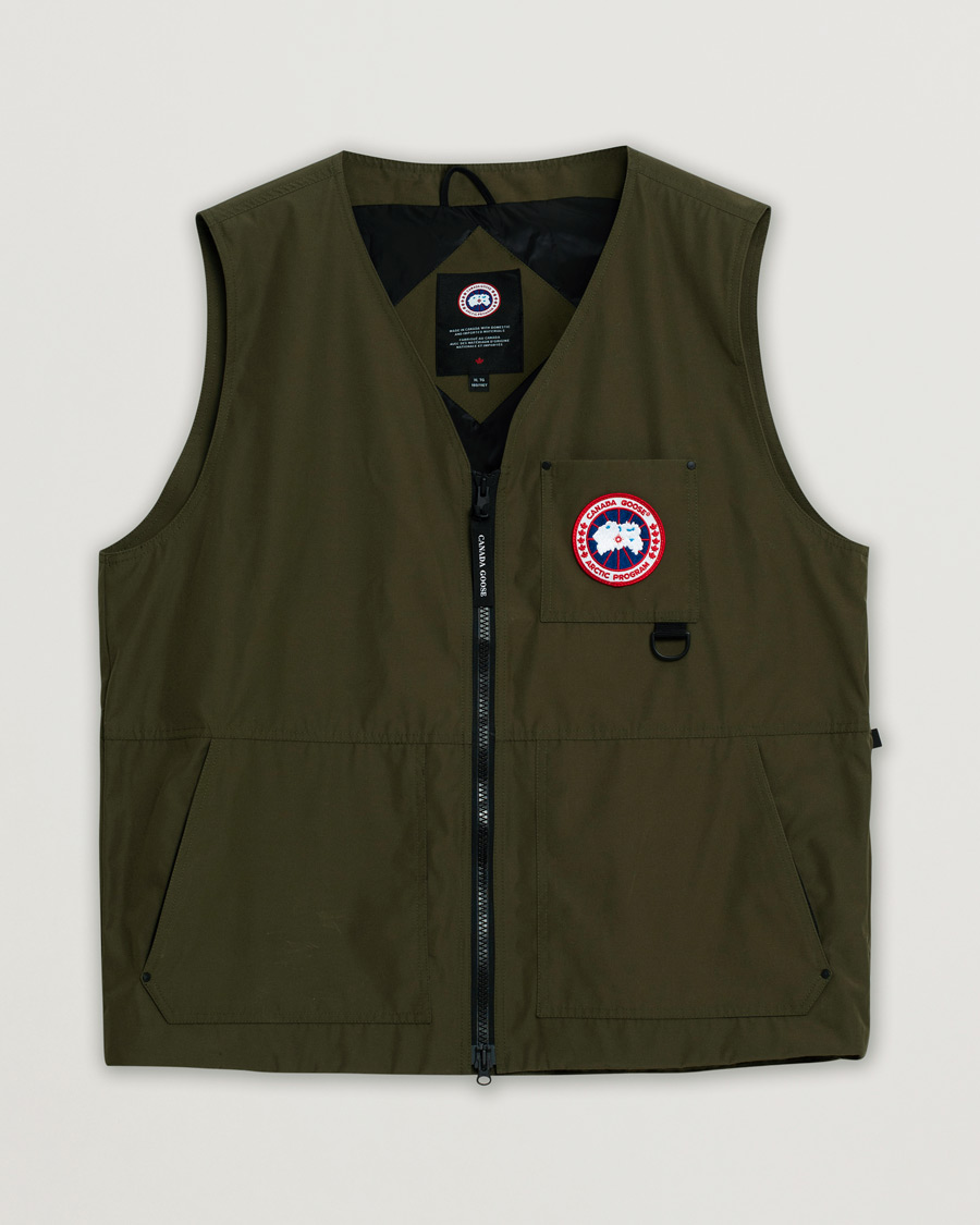 Hombres | Pre-owned Chaquetas | Pre-owned | Canada Goose Canmore Vest Military Green