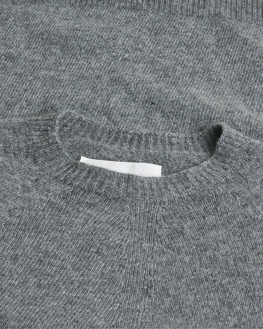 Hombres | Pre-owned Jerséis | Pre-owned | Jil Sander Cashmere/Merino Round Neck Sweater Grey Melange