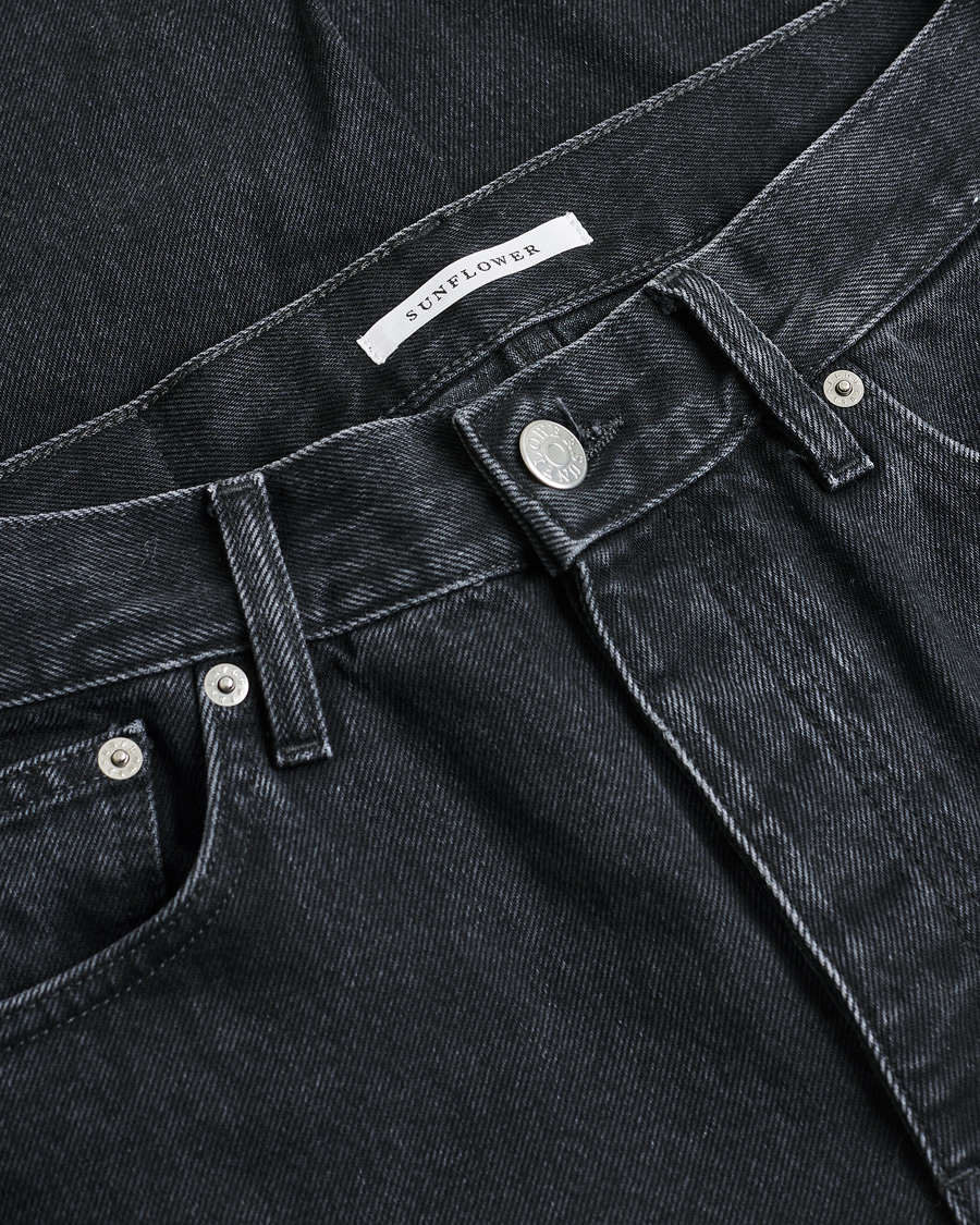 Hombres | Sunflower Loose Jeans Black Wash 2 | Pre-owned | Sunflower Loose Jeans Black Wash 2