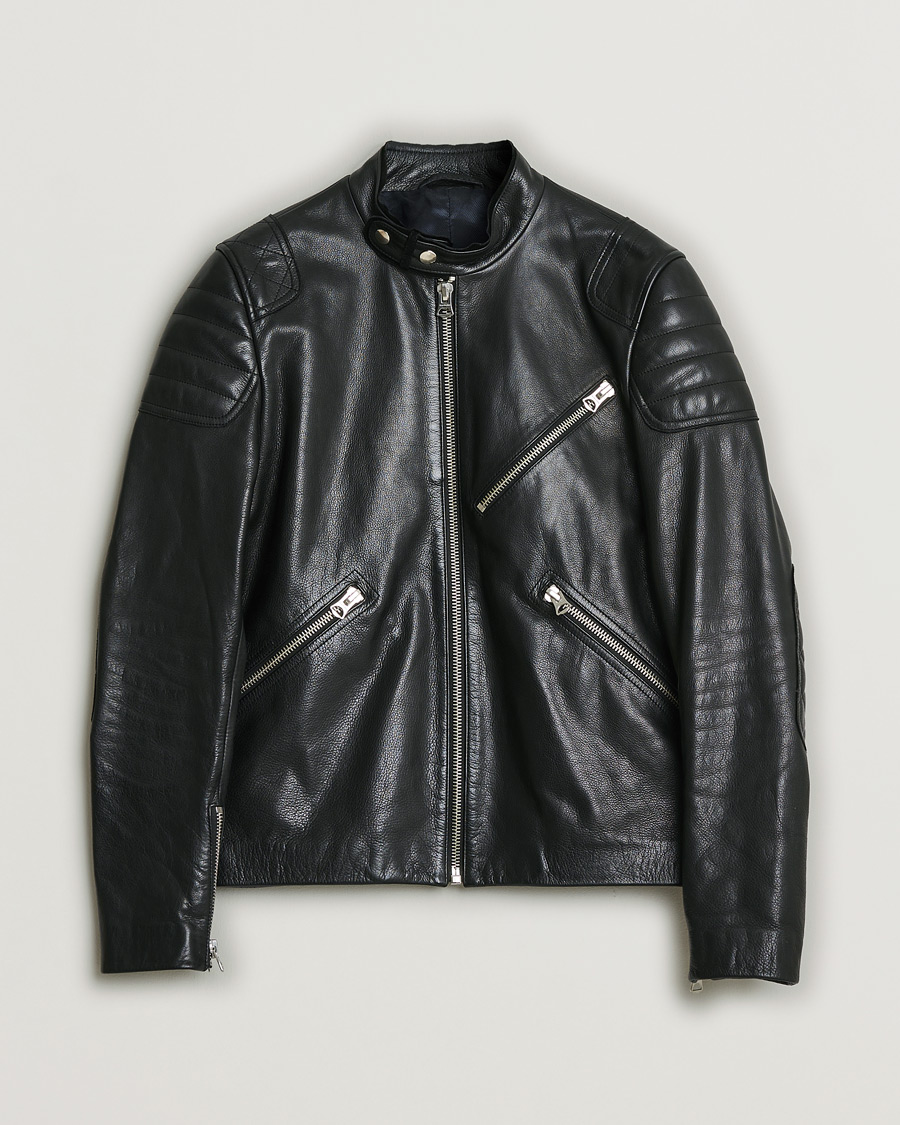Hombres | Pre-owned Chaquetas | Pre-owned | Acne Studios Oliver Leather Jacket Black 48