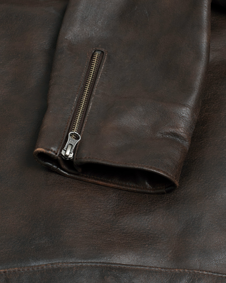 Hombres | Abrigos y chaquetas | Pre-owned | Nudie Jeans Eddy Rider Leather Jacket Brown L