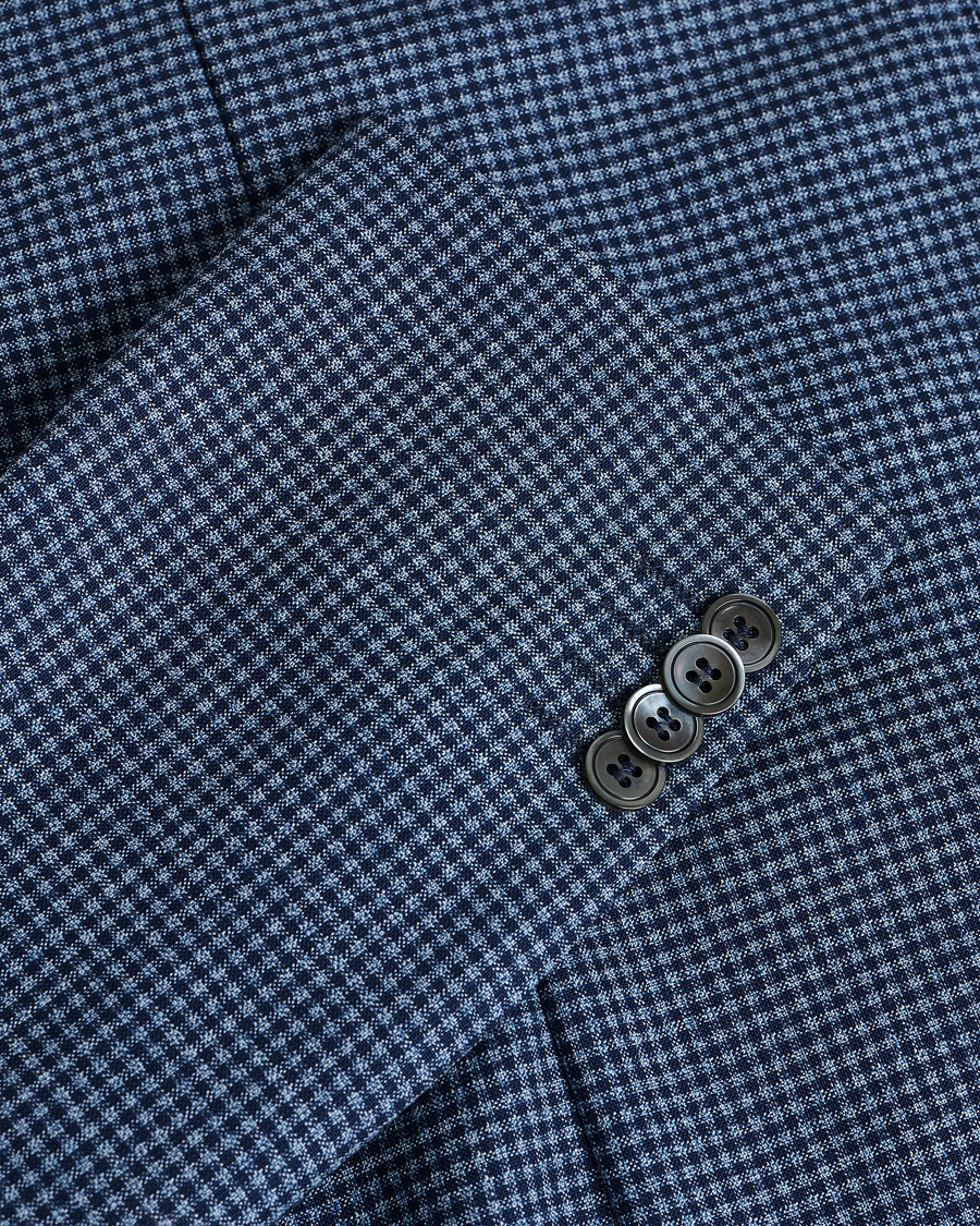 Hombres | Pre-owned Blazers | Pre-owned | Oscar Jacobson Ferry Check Wool Blazer Multi