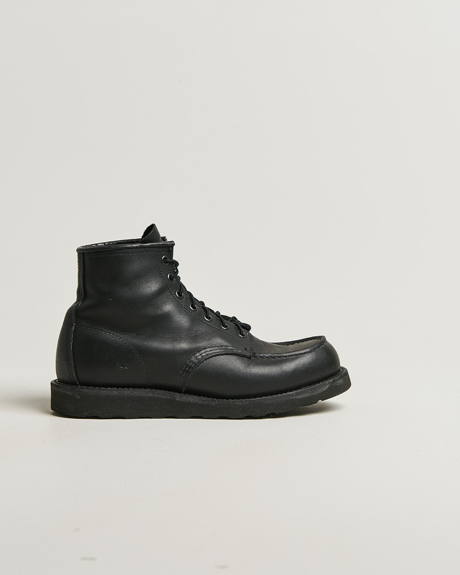 Hombres | Pre-owned Zapatos | Pre-owned | Red Wing Shoes Moc Toe Boot Black Harness US8,5 - EU41,5