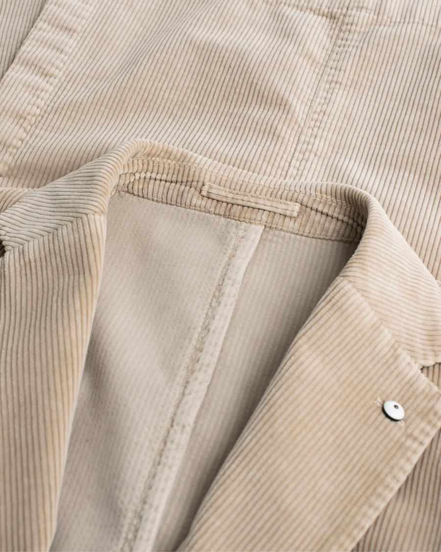 Hombres | Blazers | Pre-owned | L.B.M. 1911 Jack Corduroy Blazer Beige