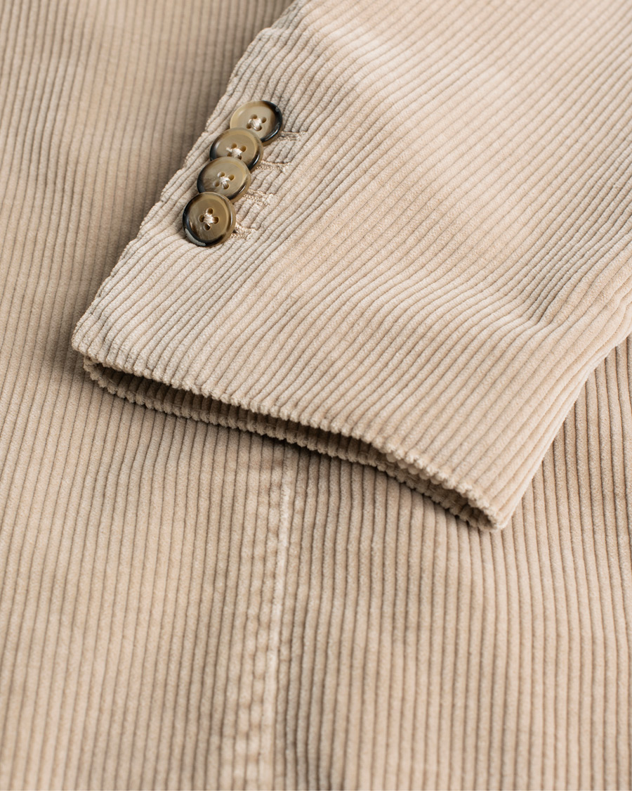 Hombres | Blazers | Pre-owned | L.B.M. 1911 Jack Corduroy Blazer Beige