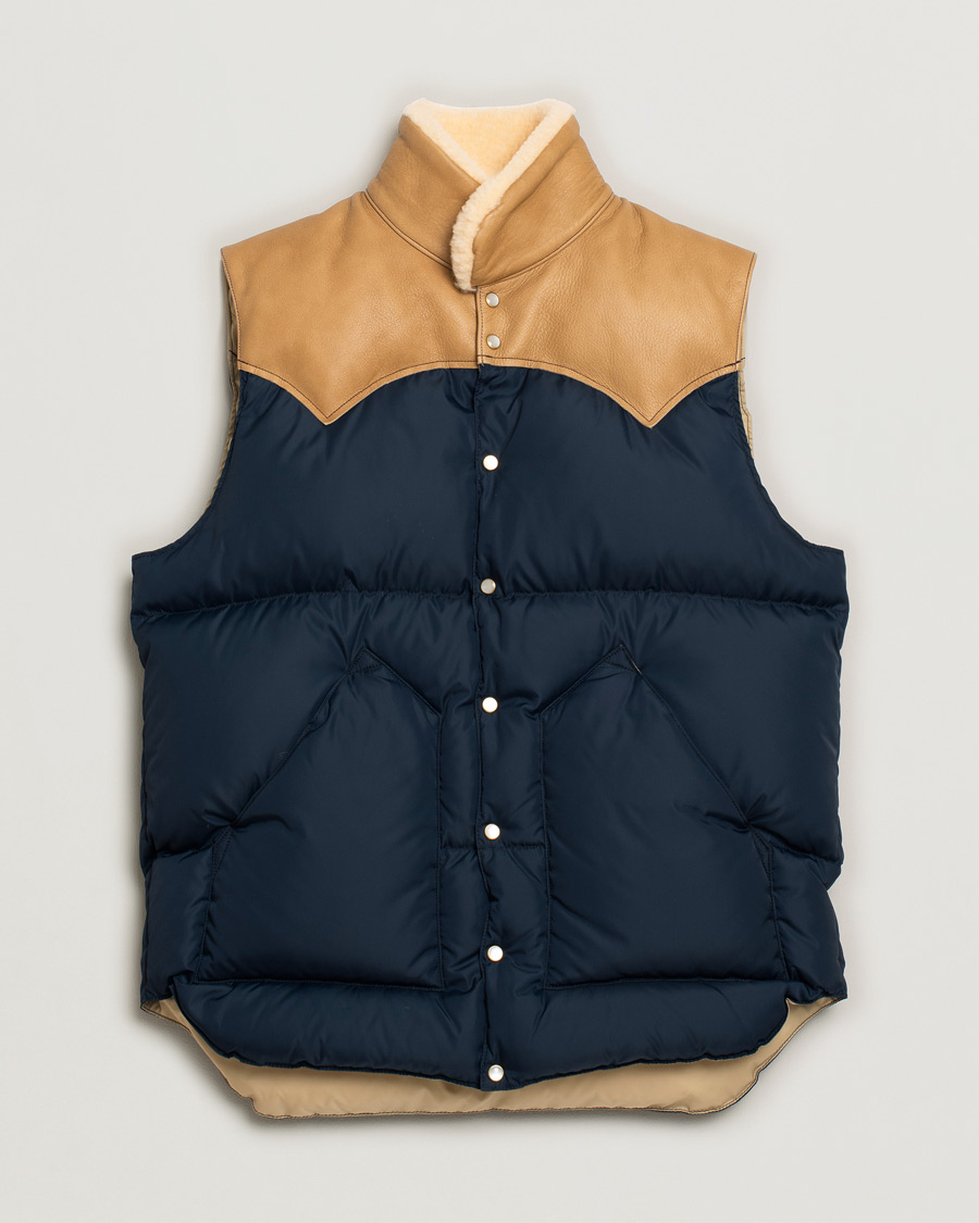 Hombres | Abrigos y chaquetas | Pre-owned | Rocky Mountain Featherbed Christy Vest Navy 40