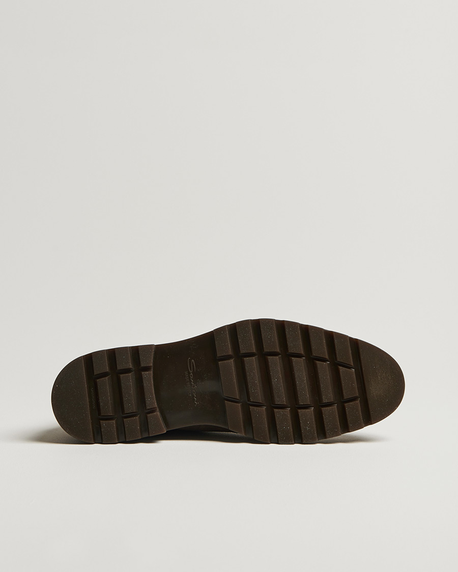 Hombres | Pre-owned Zapatos | Pre-owned | Santoni Winter Chukka Boot Dark Brown Suede UK10 - EU44