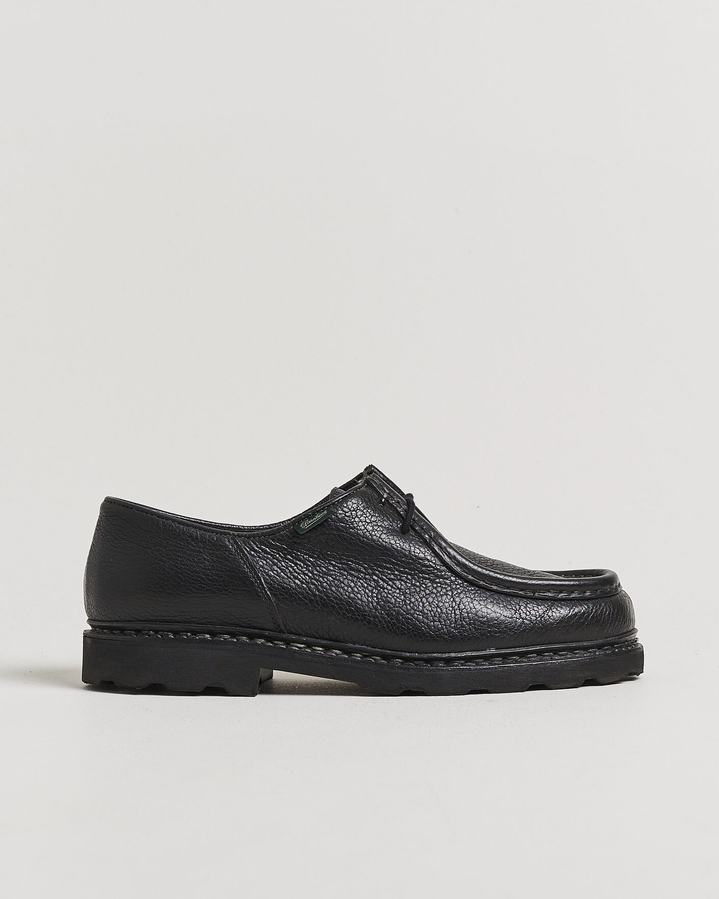 Hombres | Pre-owned Zapatos cosidos a mano | Pre-owned | Paraboot Michael Derby Black Deerskin 43,5