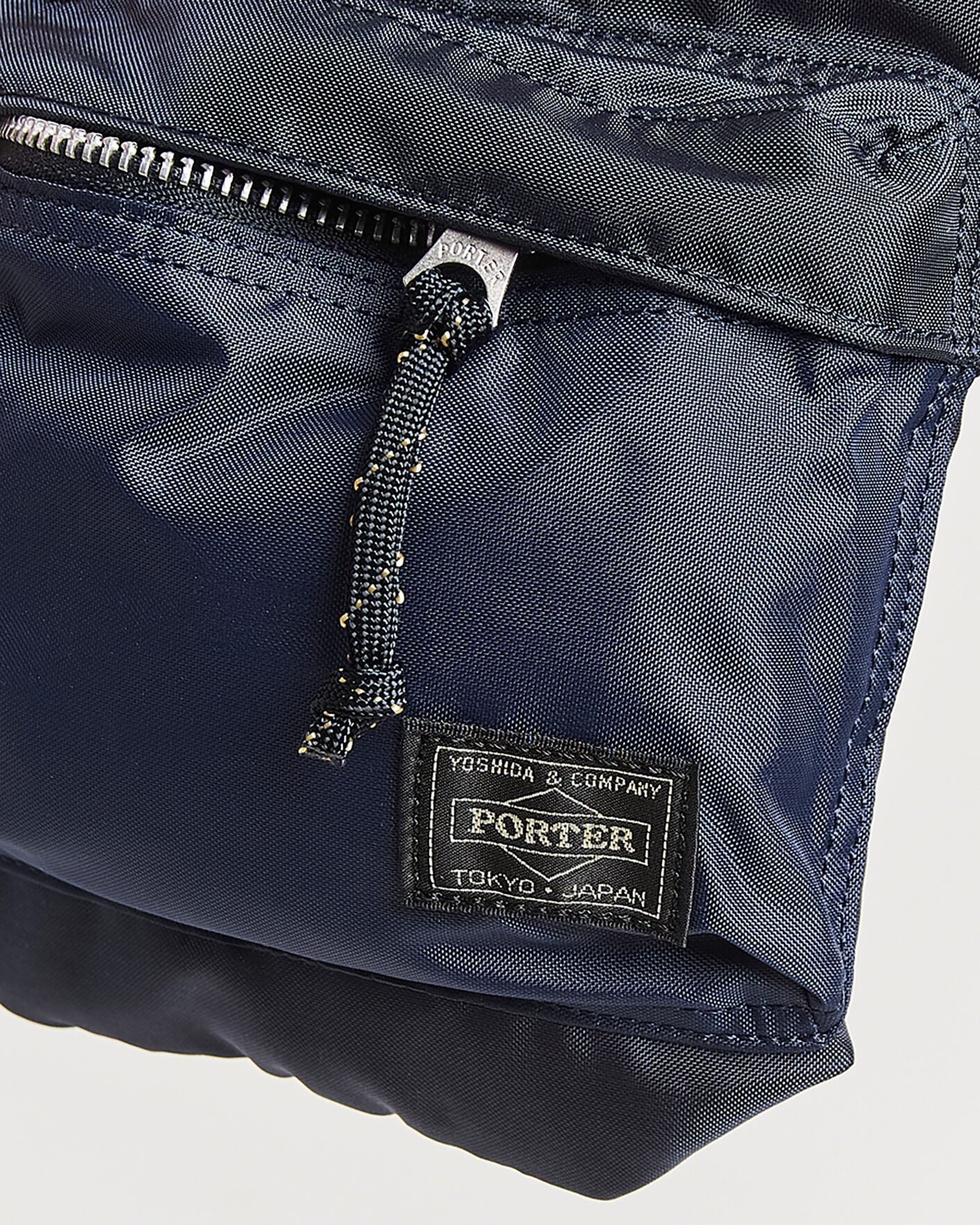 Hombres | Pre-owned Accesorios | Pre-owned | Porter-Yoshida & Co. Force Small Shoulder Pouch Navy Blue
