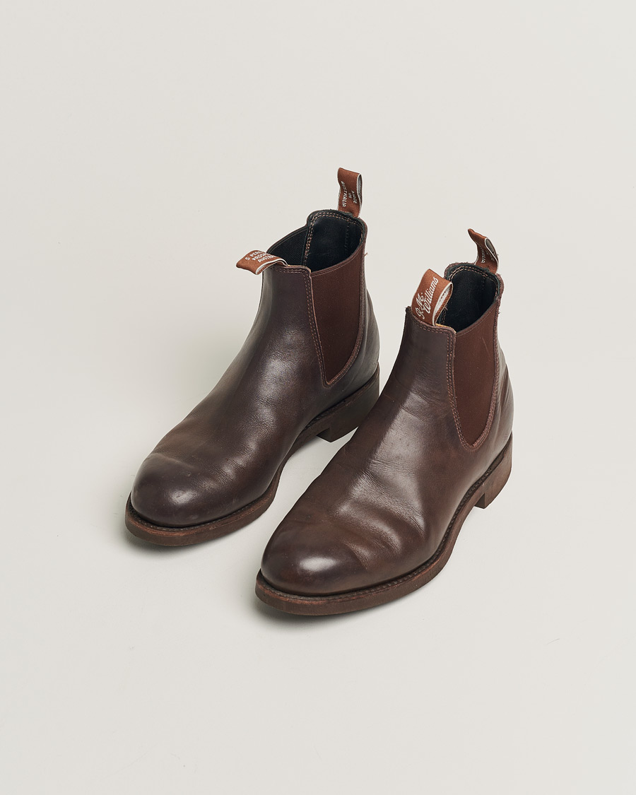 Hombres | R.M.Williams Gardener G Boot Greasy Kip Brown | Pre-owned | R.M.Williams Gardener G Boot Greasy Kip Brown