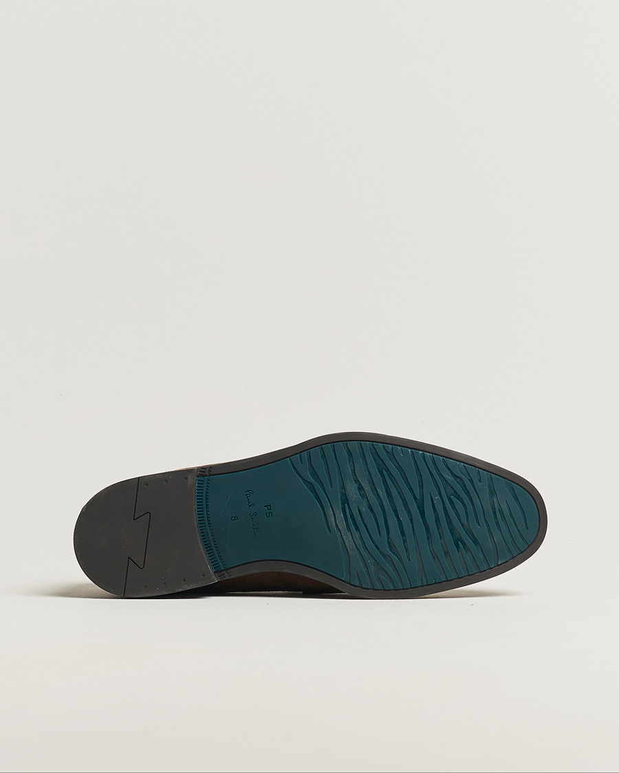 Hombres | Paul Smith Pierce Suede Loafer Dark Brown UK8 - EU42 | Pre-owned | Paul Smith Pierce Suede Loafer Dark Brown UK8 - EU42