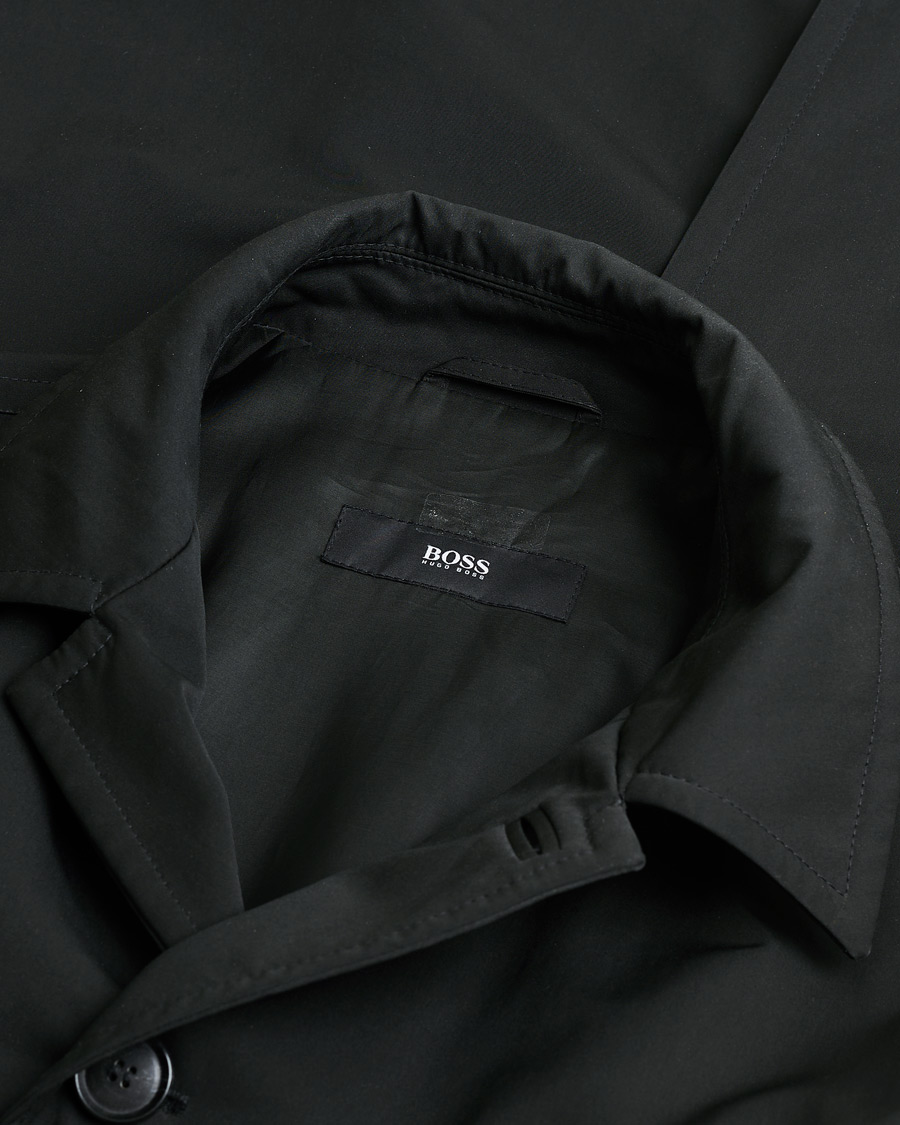 Hombres | BOSS Car Coat Black 50 | Pre-owned | BOSS Car Coat Black 50
