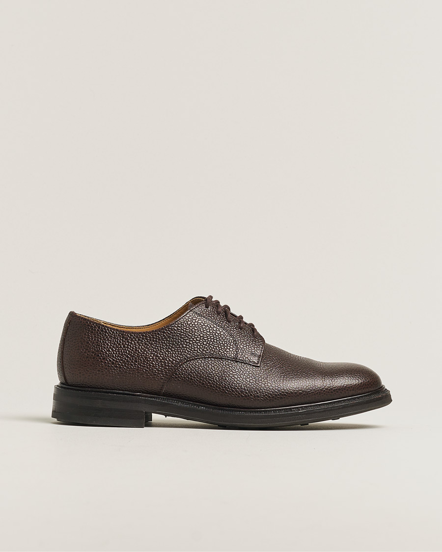 Hombres | Myrqvist Boden Derby Dark Brown Country Calf UK7,5 - EU41,5 | Pre-owned | Myrqvist Boden Derby Dark Brown Country Calf UK7,5 - EU41,5