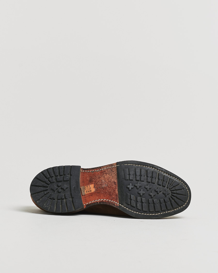 Hombres | Pre-owned Zapatos cosidos a mano | Pre-owned | Allen Edmonds Barlow Oxford Dark Brown Suede UK8,5 - EU42