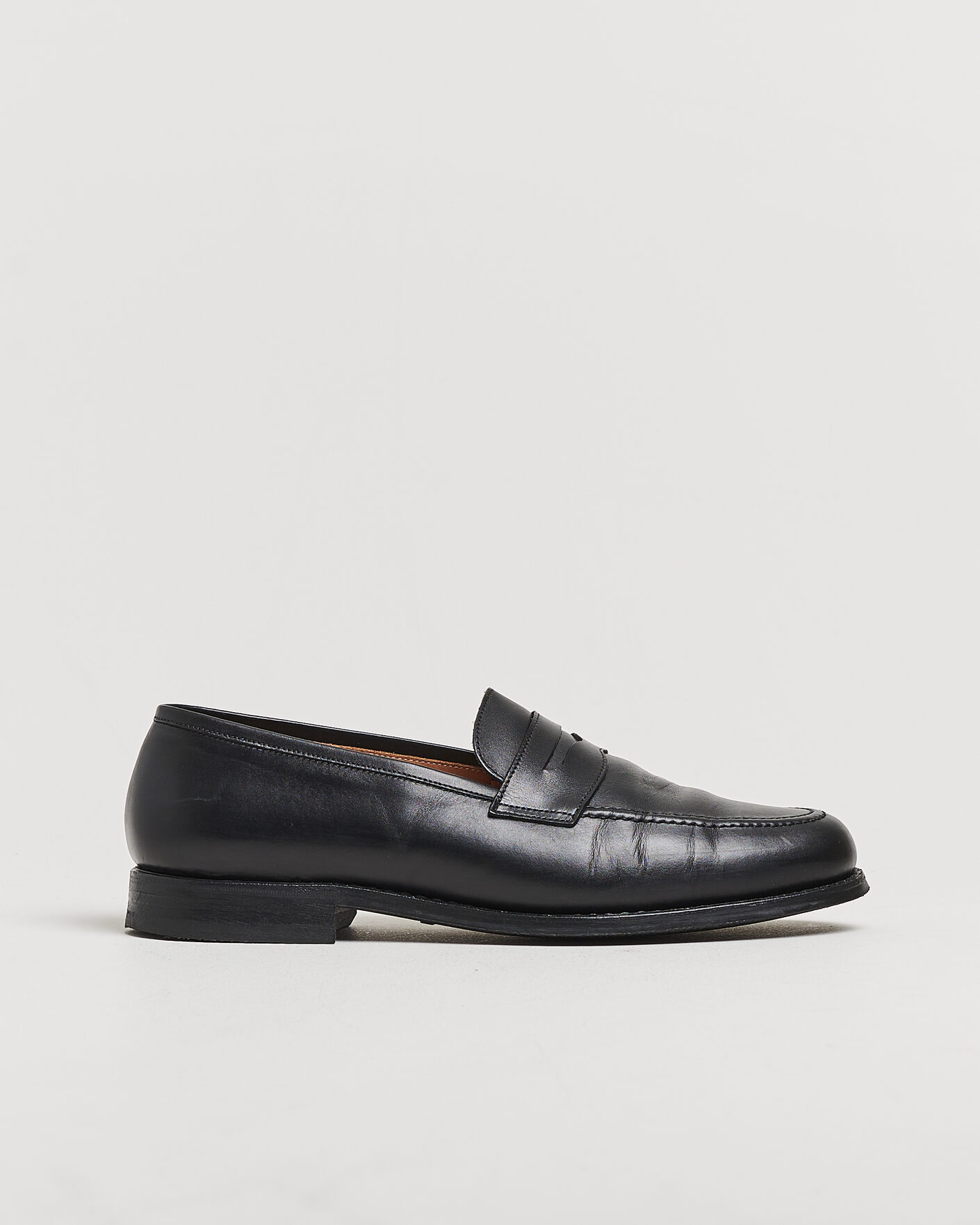 Hombres | Pre-owned Zapatos cosidos a mano | Pre-owned | Myrqvist Stenhammar II Loafer Black Calf UK8 - EU42