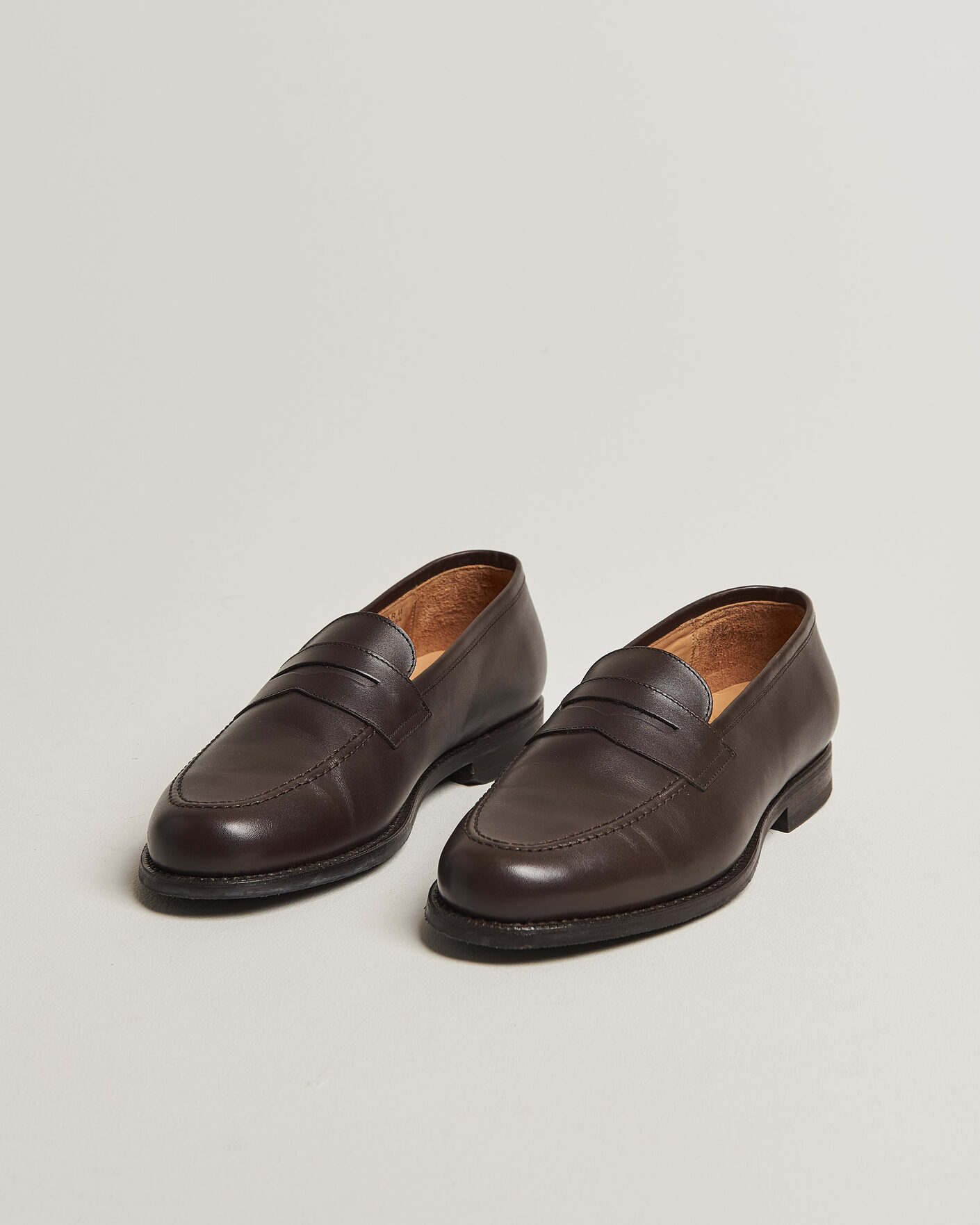 Hombres | Pre-owned Zapatos cosidos a mano | Pre-owned | Myrqvist Stenhammar II Loafer Dark Brown Calf UK10 - EU44